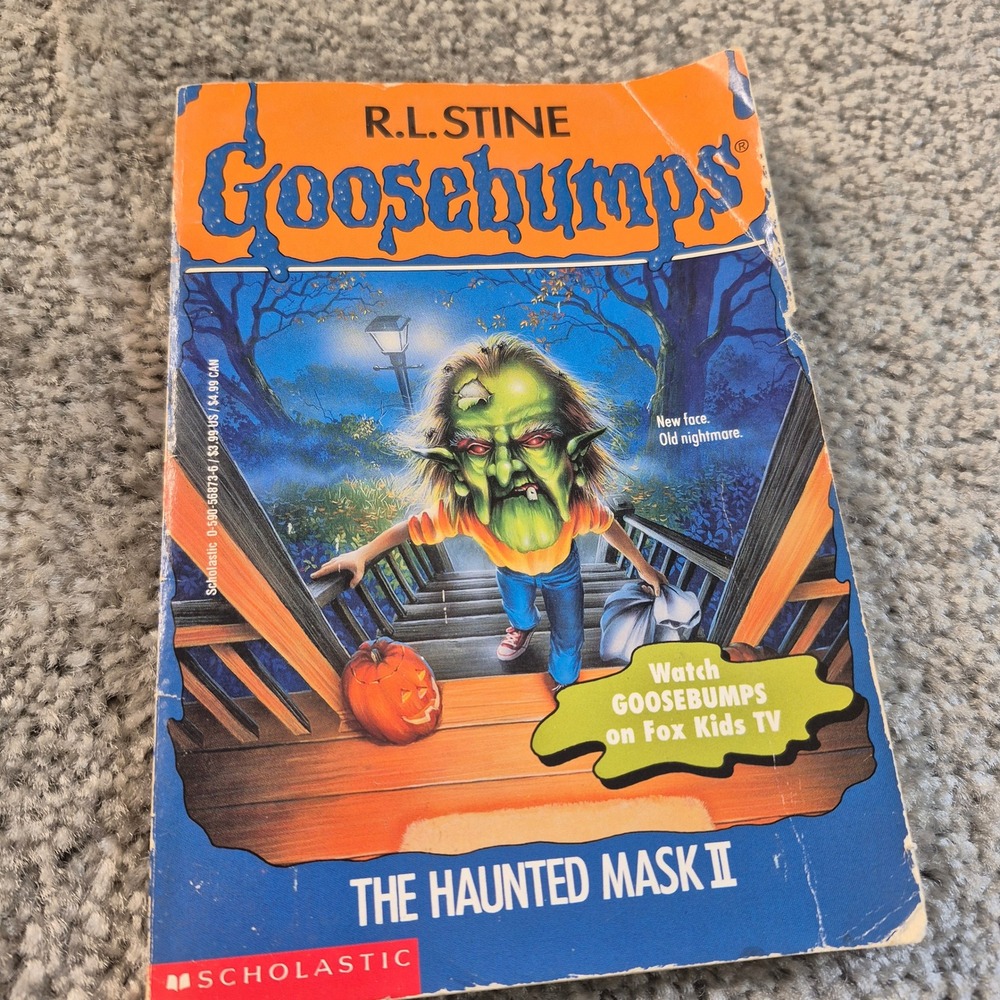 R.L. Stine Goosebumps The Haunted Mask II Book 36 1st Printing 1995 Scholastic